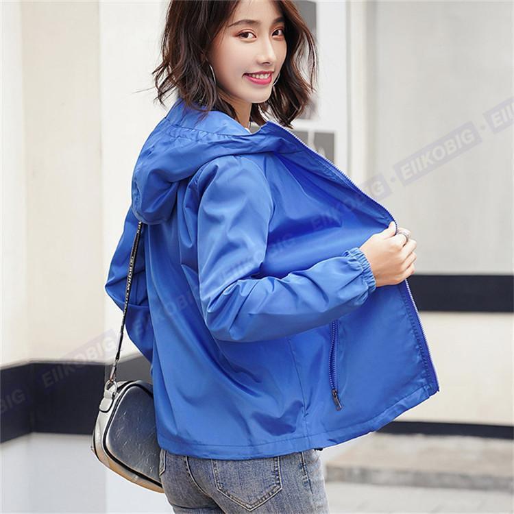 マウンテンパーカー トレンチコート レディース フード付き ジャケット スプリングコート 春コート 春服 カジュアル ゆったり 秋コーデ 秋服 - 画像 (8)