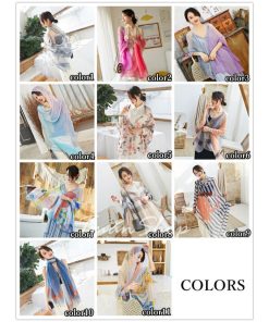 ストール 大判 レディース 夏 薄手 スカーフ プリント 爽やか uv 紫外線 冷房 対策 首元 日よけ 軽い 軽量 持ち運に便利 オシャレ お洒落 ビーチ