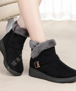 スノーブーツ レディース 滑らない 保温 防寒 防水 防滑 雪 雨 キルティング おしゃれ シンプル 黒 ベージュ カーキ スノーシューズ ミドル丈 長靴