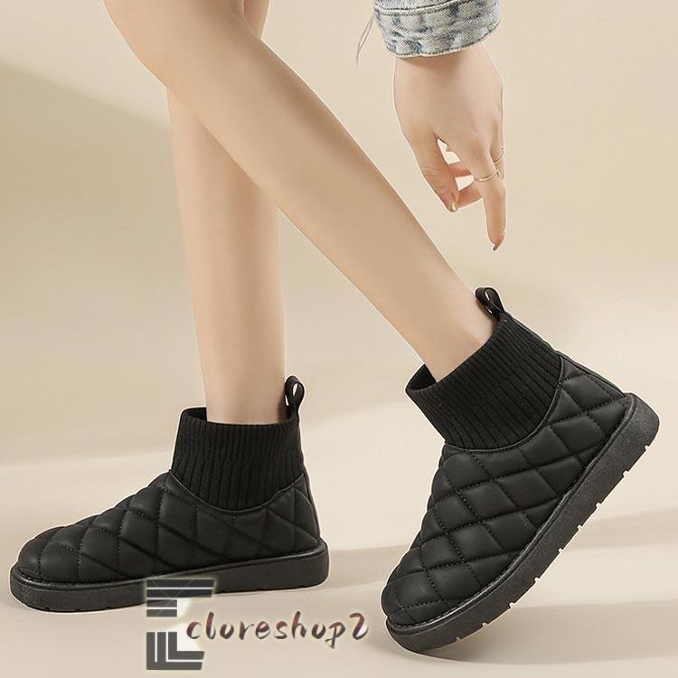 ムートンブーツ レディース ショートブーツ 防水 あったか 裏起毛 防寒靴 靴 ぺたんこ 歩きやすい 痛くない 疲れない 暖かい 軽量 幅広 冬