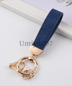 キーホルダー 革 無地 リング シンプル メンズ おしゃれ レディース バイク 車 ペア 北欧