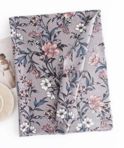 ストール ボタニカル フラワー柄 防寒 秋冬 カシミヤ タッチ 肩掛け ひざ掛け ショール 大判 レディース