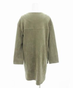 ROPE' PICNIC ロペピクニック ROPE Picnic フェイクファーコート ポケット ロング丈 36 グレー系 /HO レディース