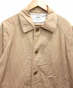 コーエン coen ステンカラーコート スプリング 背抜き M ベージュ /YK レディース