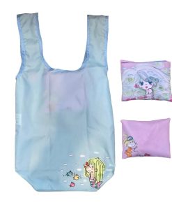 水森亜土 エコバッグ サカナ W35×H45×マチ15cm ポリエステル AD-6190