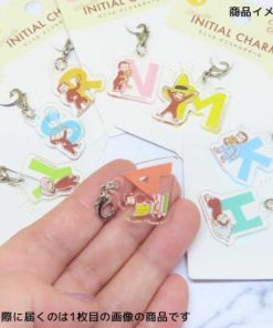 ミニっとイニシャルチャーム ファスナーマスコット おさるのジョージ Y ティーズファクトリー かわいい プレゼント 絵本キャラクター