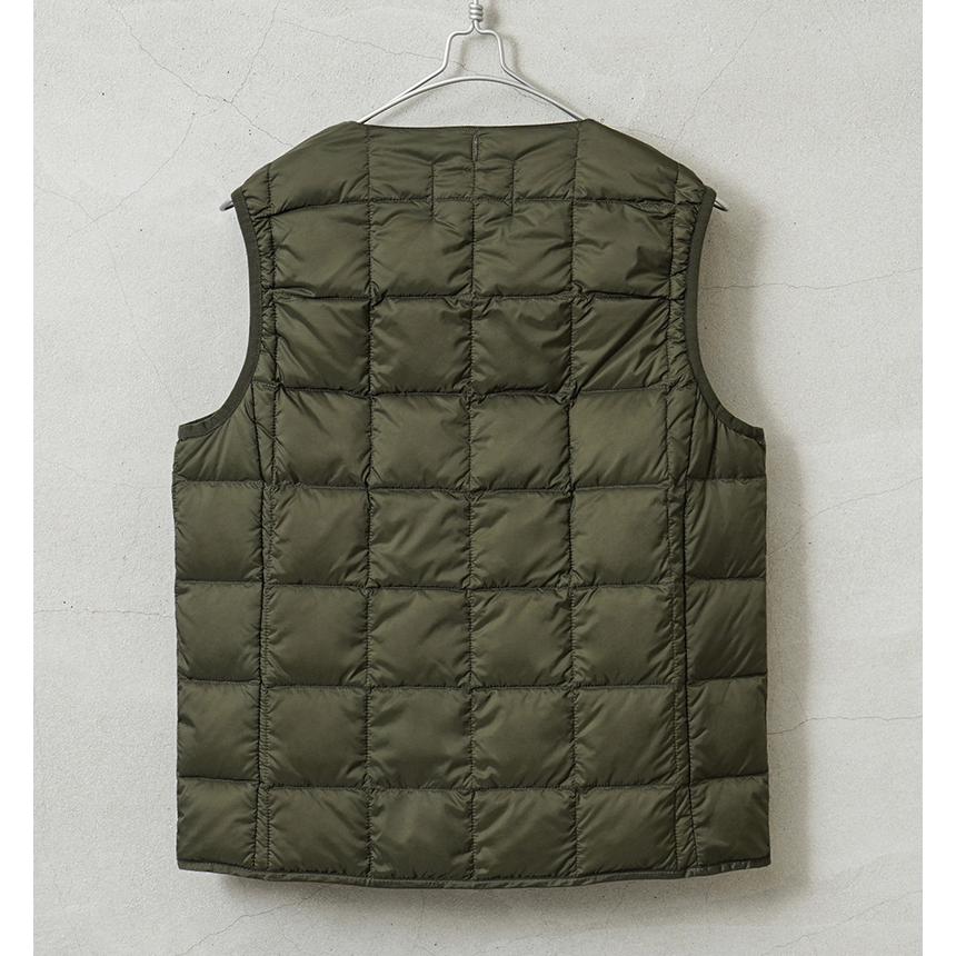 TAION タイオン TAION-W004 クルーネックボタン インナーダウンベスト WOMAN レディース ダウンジャケット ブランド【E9】【Sx】【T】 - 画像 (9)