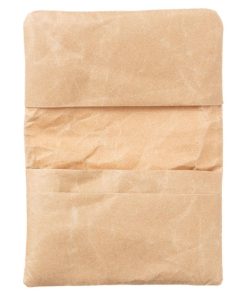 SIWA|紙和 名刺ケース ブラウン 破れにくい紙・ナオロン製名刺入れ 山梨県の工芸品 Durable paper business card holder