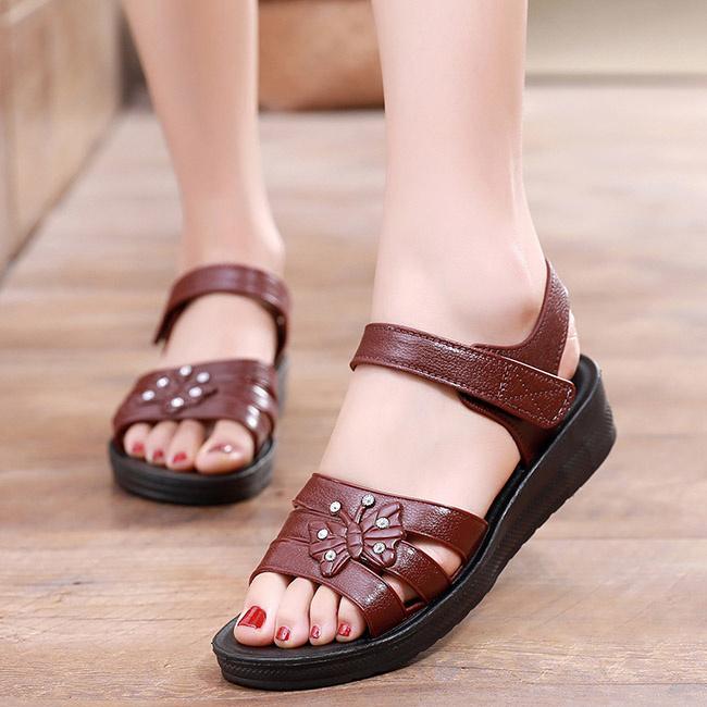 サンダル 夏新作 美脚 ヒールサンダル スポサン 歩きやすい 靴 レディース 大きいサイズ 痛くない ビーチサンダル 厚底 スポーツサンダル - 画像 (4)