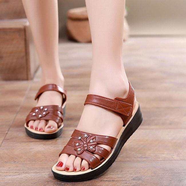 サンダル 夏新作 美脚 ヒールサンダル スポサン 歩きやすい 靴 レディース 大きいサイズ 痛くない ビーチサンダル 厚底 スポーツサンダル - 画像 (5)