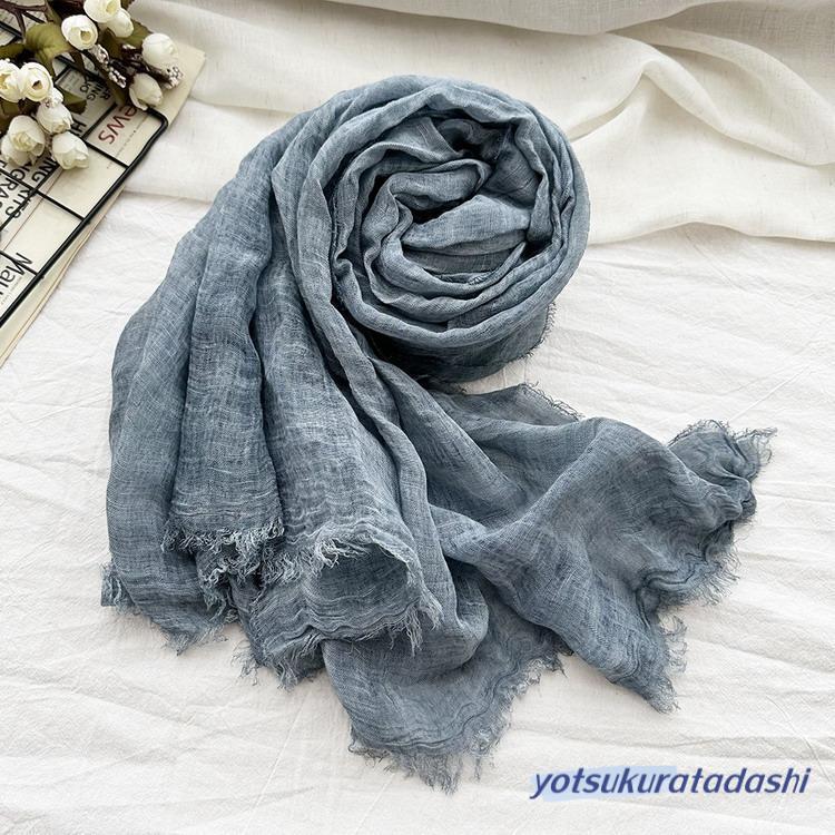 ストール マフラー 肩掛け ひざ掛け ショール 薄手 羽織 春夏秋 防寒 レディース メンズ - 画像 (6)