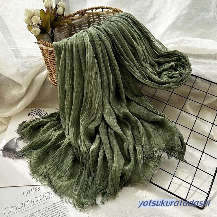 ストール マフラー 肩掛け ひざ掛け ショール 薄手 羽織 春夏秋 防寒 レディース メンズ - 画像 (9)