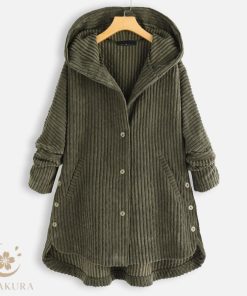 ファーコート レディース ファージャケット コート アウター フード付き 裏起毛 もこもこ カジュアル 秋 冬 シンプル 暖かい 防寒 コーデュロイコート 30代 40代