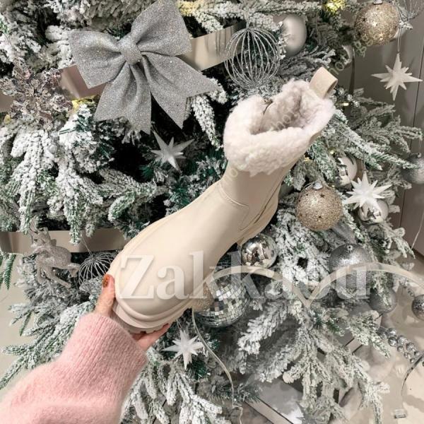 防寒 あったか ブーツ 厚底 レディース ショート スノーブーツ ムートン 軽量 裏起毛 防寒靴 防滑 コンフォートシューズ 歩きやすい 痛くない - 画像 (8)