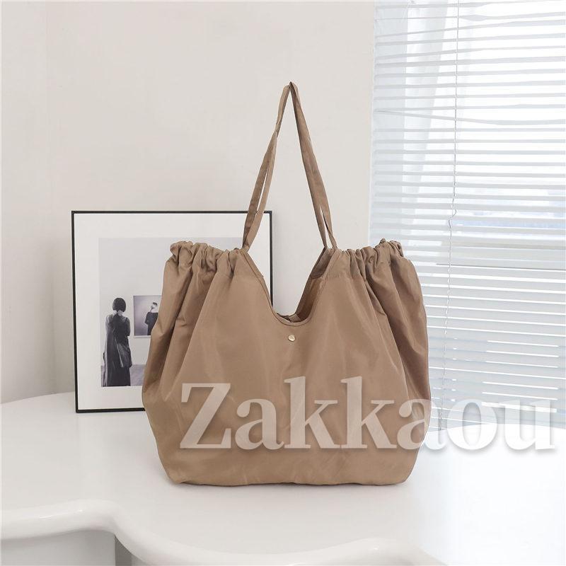 エコバッグ トート メンズ 大容量 洗える 大きめ コンパクト ファスナー付き 軽量 ショッピングバッグ 肩掛け 内ポケット 母の日 レジバッグ - 画像 (2)