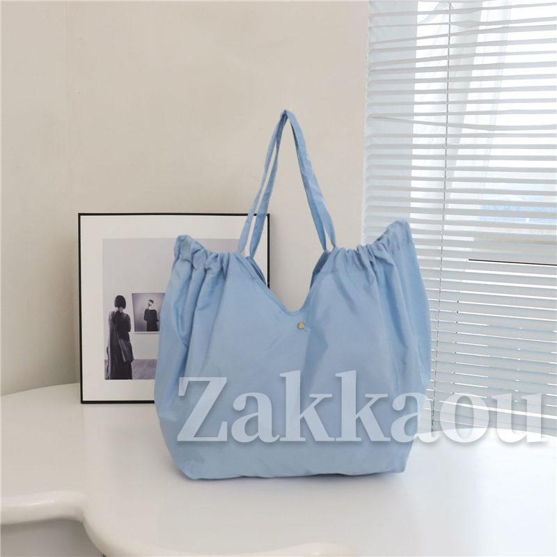 エコバッグ トート メンズ 大容量 洗える 大きめ コンパクト ファスナー付き 軽量 ショッピングバッグ 肩掛け 内ポケット 母の日 レジバッグ - 画像 (3)