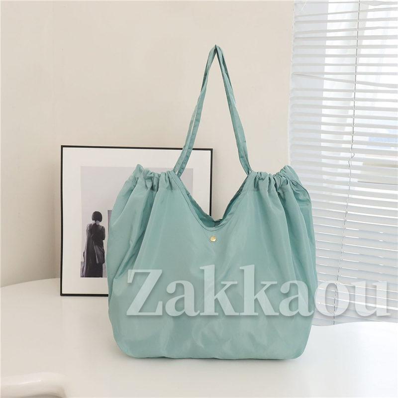 エコバッグ トート メンズ 大容量 洗える 大きめ コンパクト ファスナー付き 軽量 ショッピングバッグ 肩掛け 内ポケット 母の日 レジバッグ - 画像 (4)