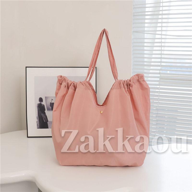 エコバッグ トート メンズ 大容量 洗える 大きめ コンパクト ファスナー付き 軽量 ショッピングバッグ 肩掛け 内ポケット 母の日 レジバッグ - 画像 (5)