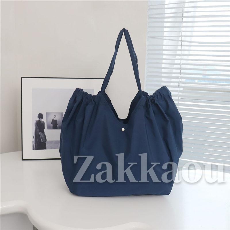 エコバッグ トート メンズ 大容量 洗える 大きめ コンパクト ファスナー付き 軽量 ショッピングバッグ 肩掛け 内ポケット 母の日 レジバッグ - 画像 (6)