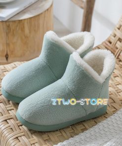 スノーブーツ レディース ムートンブーツ メンズ 裏起毛 スリッポン 厚底 ぺたんこ 防寒 滑り止め もこもこ 部屋着 暖か 冬靴 快適 アウトドア